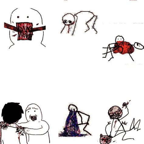 feral stickman|stick figure killing meme.